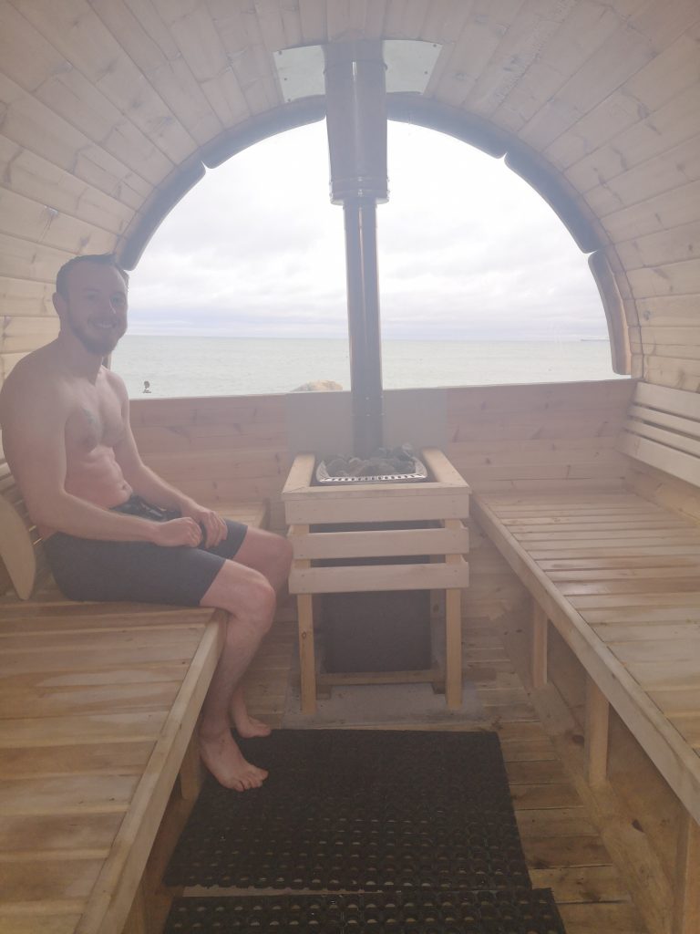 Joe in Fad Saoil Mobile Sauna