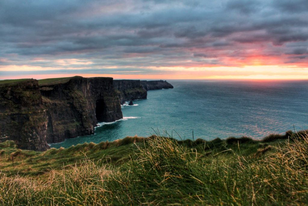 The Cliffs Of Moher at sunset - Hikes In Ireland